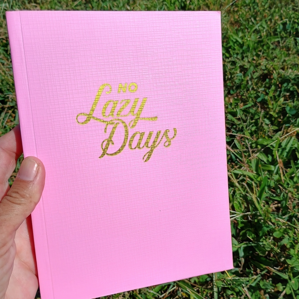 Pretty 100 page journal / notebook / diary w inspirational quote, back-to-school
